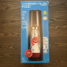 NEW SodaStream Fizzi with bubly drops Soda Maker Starter Pack - Black