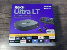 Roku Ultra LT 4K Digital Streaming Device - Black NEW SEALED- FAST SHIP