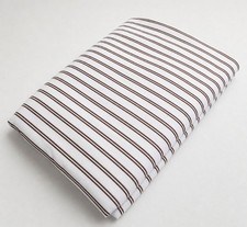 Brooklinen Luxe Sateen Duvet Cover FULL/QUEEN | STRIPED BROWN (Retails $239) #7