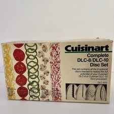 Cuisinart 8 Discs Set for Food Processor (DLC-870) DLC-8 / DLC-10 In Box (Open box)