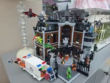 NEW 2953 PCS BATMAN Generic Arkham Asylum Building Block Set WITH ALL FIGS