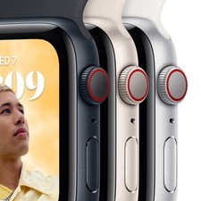 Apple Watch Series SE 2nd Generation 40mm (GPS + Cellular) Aluminum Case - Good (Good - Refurbished)