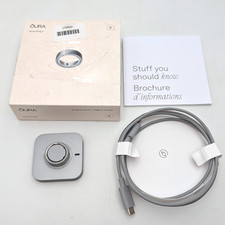 Oura Ring 4 Smart Ring Activity Tracker Size 8 Brushed Silver (JZ90-54220-08) (New other (see details))