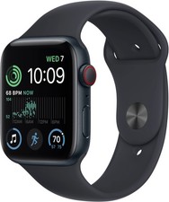 Apple Watch SE 2 Cell 44mm Midnight Aluminum - Midnight Sport Band MXG23LL/A