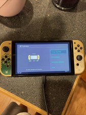 Nintendo Switch OLED Legend of Zelda: Tears of The Kingdom Edition with 256gb SD (Open box)