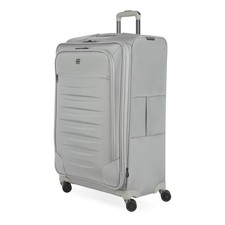 SWISSGEAR Checklite Softside Large Checked Spinner Wheels Suitcase - Gray (Open box)