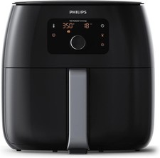 Philips Premium Airfryer XXL, Fat Removal Technology, 3lb/7qt, Rapid Air Black