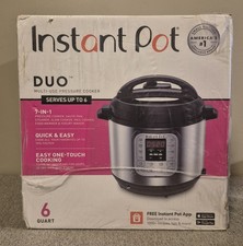 Instant Pot IP-DUO60 V3 7-in-1 Stainless Steel 6 Quart Electric Pressure Cooker