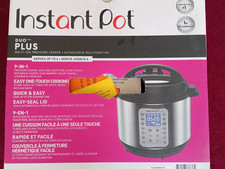 Instant Pot DUO Plus 9-in-1 Electric Pressure Cooker Stainless Steel 6 qts New