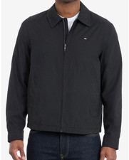 Tommy Hilfiger Men's Wind Resistant Golf Jacket Black Size L NWT