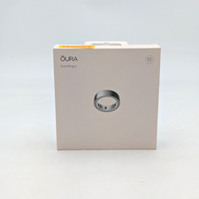 Oura Ring 4 Smart Ring Activity Tracker Size 10 in Silver (JZ90-54217-10)
