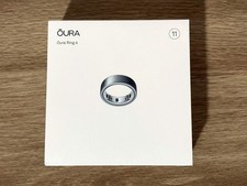 BRAND NEW Oura Ring 4 Activity Tracker - Size 11 - RARE Brushed Silver - SEALED