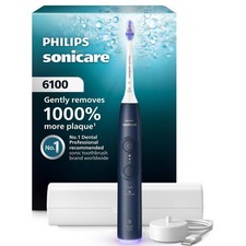 Philips Sonicare 6100 Rechargeable Electric Toothbrush - Navy Blue (Open box)