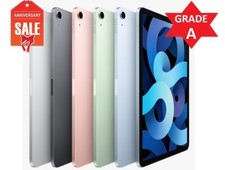Apple iPad Air 4th - 64GB 256GB, WiFi, Cellular Unlocked, Gray Silver Green Blue (Very Good - Refurbished)