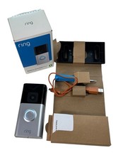 Ring Doorbell Plus Battery Powered Video Doorbell Camera 1536p HD + Video New (Open box)