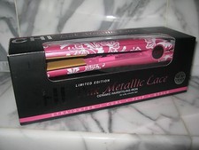 CHI "Pink Metallic Lace" Professional Ceramic 1" Hairstyling Iron. New.