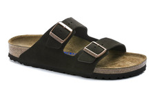 Birkenstock Arizona Soft Footbed Suede Leather Unisex Mocha Sandals EU 37-45