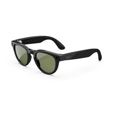 Ray-Ban Meta (Gen 1) Headliner Shiny Black | Smart AI Glasses for
