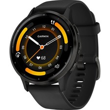 Garmin Venu 3 Health & Fitness GPS Smartwatch Slate Bezel / Black Band (45mm) (Certified Refurbished)