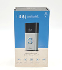 Ring Video Doorbell Wire-Free Video Doorbell - Satin Nickel 720p HD New In Box