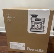 Breville Oracle Jet BES985 Espresso Machine - Brand New Sealed Silver/Stainless