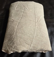 Brooklinen Washed Linen Duvet Cover Twin/TwinXL Oat Chambray Ret. $245 #534 (New without tags)