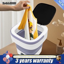 12L Portable Washing Machine 36W Mini Foldable Washer for Travel Camping