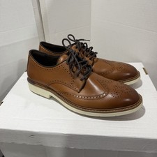 Cole Haan Go To Wing Oxford Wingtip Dress Shoes - British Tan - Mens 10m