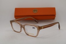 NEW TORY BURCH TY 2144U 1954 CLEAR BROWN GOLD AUTHENTIC EYEGLASSES 53-17 (New without tags)