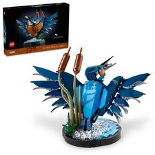 LEGO 6474624 Icons Kingfisher Bird Model, Creative Set for Adults to Build and
