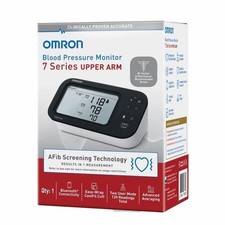 Omron 7 Series Wireless Upper Arm Blood Pressure Monitor BP7360 w/AFib Bluetooth (Open box)