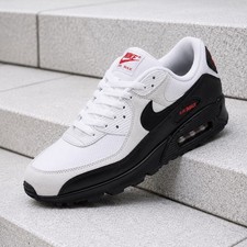 Nike Air Max 90 Perforated Leather White Black IV2867-100 Men's Size New