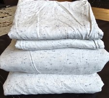 Brooklinen Brushed Flannel Core Sheet Set Queen Speckled Midnight #556 Read.. (New without tags)
