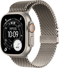 Apple Watch Ultra 3 GPS + Cellular 49mm Titanium Case Milanese Size M NEW SEALED