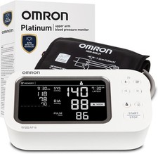 OMRON Platinum BP5465 Blood Pressure Monitor AFib Detection App +Case