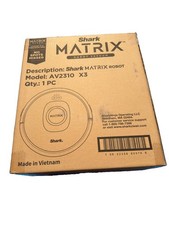 Shark Matrix AV2310 Robot Vacuum Cleaner Smart Mapping Self-Cleaning