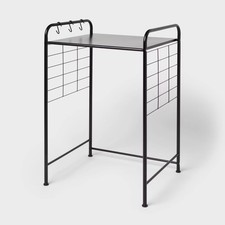Small Kitchen Station Rack Black - Brightroom
