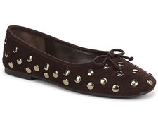 Sam Edelman Alie Stud Women's Dark Brown Suede Flats NW/OB 8.5M (New without box)
