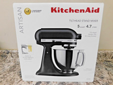 KitchenAid KSM150PSBM Artisan Tilt Head 5-Qt. Stand Mixer - Black Matte NEW