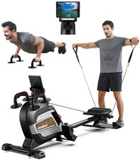 Magnetic Row Rowing Machine Folding Rower Cardio Home Gym Exercise Equipment