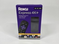 Roku Express 4K+ Streaming Media Player 4K HDR with Voice Remote 3941R NEW