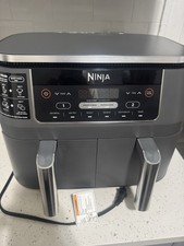 Ninja Foodi DualZone Air Fryer 8 qt Gray/Black, 6 Programs, DZ201
