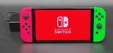 Nintendo Switch OLED Handheld Home Gaming Console 64GB HEG-001 Pink & Green (Excellent - Refurbished)