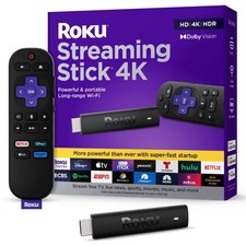 Roku Streaming Stick 4K Streaming Device 4K/HDR/Dolby Vision with Voice