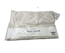 NEW Brooklinen Luxe Sateen Duvet Cover Cream. Full/Queen Size