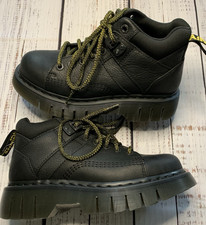 Dr Martens Woodard Grizzly Leather Lace Up Boots Black US Men’s 8 Women’s 9 (New without box)