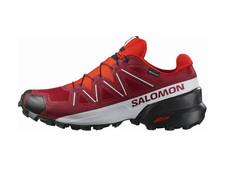 Salomon Men's Trail Running Shoes 11.5 SPEEDCROSS GORE-TEX Red Black NWT (New without box)