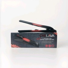 CHI Lava 1" Volcanic Ceramic Iron - Black/Red (GF8215)