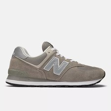 New Balance Men's 574 Core Sneaker Grey/ White 8 Brand New!
