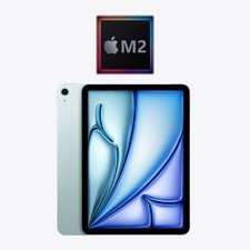 2024 Apple iPad Air 6 128GB WiFi Only 11" - (Blue) A2902 w/1 Year Warranty (Good - Refurbished)